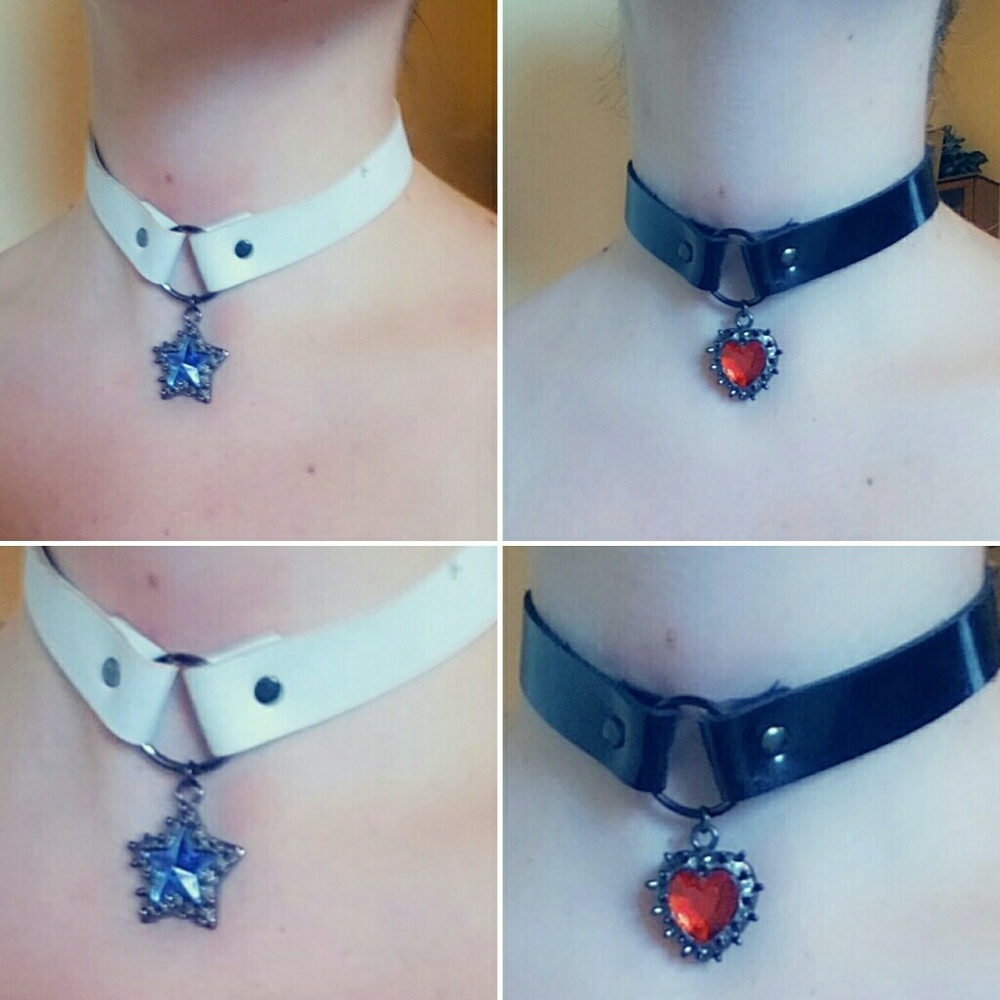 Leather Choker Necklace Bundle